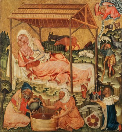 Nativity, c.1350 by Master of the Cycle of Vyssi Brod